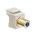 Leviton 40831-FIG Coupleur F-Connecteur Plaqué Or Ivoire