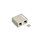 Leviton 41089-2TP Smbox Plénum 2 portsAmande claire
