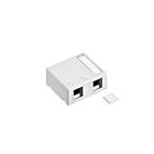 Leviton 41089-2WP Smbox Plénum 2 Ports Blanc