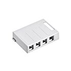 Leviton 41089-4WP Prise blanche à 4 ports