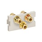Leviton 41292-3RT Raccord 3 points amande légère