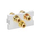 Leviton 41292-3RW Module RCA Mos