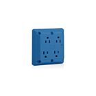 Leviton 5480-BU Prise 15A 125V 4-en-1 bleue