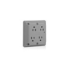 Leviton 5480-GY 15A 125V 4-en-1 Otlet Gris