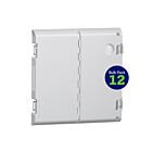 Leviton 49605-14B 14 Porte à charnière d'aération sans fil, paquet en vrac de 12