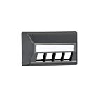 Leviton 49910-UE4 Four modulaire résistantAux intempéries, 4 ports universels Bk
