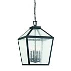 Lanterne suspendue d'extérieur Savoy House 5-104-BK Woodstock 4-Lumières 240W