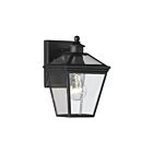 Lanterne murale d'extérieur Savoy House 5-140-BK Ellijay 1-lumière 60W Noir