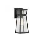 Lanterne murale d'extérieur Savoy House 5-634-BK Millford 1-lumière 60W Noir mat