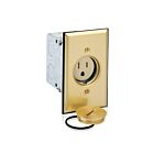 Leviton 5249-TFBAssemblage du boîtier de sol 15A