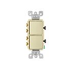 Leviton 5640-I Décora Combo Ivoire