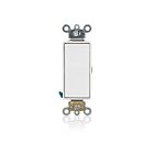 Leviton 5655-2W Ds1 Blanc Bx1/00/010