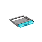 Leviton 5FUHD-SQL Plaque Hdx Lc Obturée 12F Om3/4Aqua Zircone