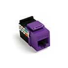 Leviton 5G108-RP5 Purple Snap-In Jack