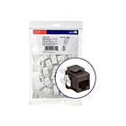 Leviton 5G110-BB5 Brown Cat 5E+ Jack