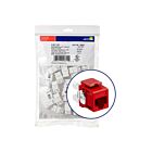 Leviton 5G110-BC5 Red Cat 5E+ Jack