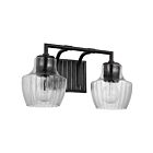 Vanité Nuvo Lighting 60-7702 2-Lumières Destin Noir