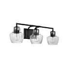 Vanité Nuvo Lighting 60-7703 3-Lumières Destin Noir