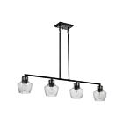 Suspendu à tige Nuvo Lighting 60-7704 Destin 4-Lumières Noir