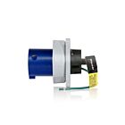 Leviton 560B9WLEV Entrée broche et manchon 60A - Bleu