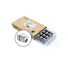 Leviton 61SJK-CW6Atlas-x1 Cat 6 Jack blindé 12Pk Blanc