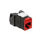 Leviton 6AUJK-RC6 JackAx1 C6A Utp Crimson