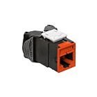 Leviton 6AUJK-RO6 JackAx1 C6A Utp Orange