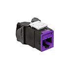 Leviton 6AUJK-RP6 JackAx1 C6A Utp Violet