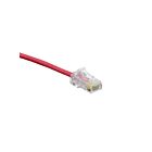 Leviton 6H460-2R Cordon de brassage Cat 6 High-Flex Cm/Lszh 2 Ft Rouge