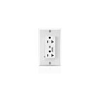 Leviton T7380-W Prise de surtension d'alarme inviolable 20 A 