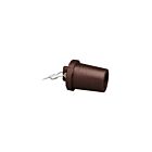 Leviton 17P21-H Casquette de protection mâle marron