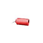 Leviton 17P22-R Capuchon de protection femelle rouge