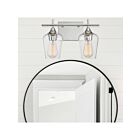 Luminaire de vanité Savoy House Essentials 8-4030-2-11 Octave 2 Lumières 120W Chrome poli