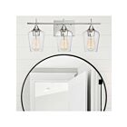 Luminaire de vanité Savoy House Essentials 8-4030-3-11 Octave 3 Lumières 180W Chrome poli