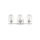Luminaire de vanité Savoy House Essentials 8-4030-3-SN Octave 3 Lumières 180W Nickel satiné