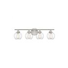 Luminaire de vanité Savoy House Essentials 8-4050-4-SN Carson 4 Lumières 240W Nickel satiné