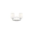 Luminaire de vanité Savoy House Essentials 8-4090-2-109 Capra 2 Lumières 120W Nickel poli