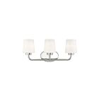Luminaire de vanité Savoy House Essentials 8-4090-3-109 Capra 3 Lumières 180W Nickel poli