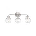 Luminaire de vanité Savoy House Essentials 8-4300-3-SN Mason 3 Lumières 180W Nickel satiné