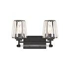 Luminaire de vanité Savoy House Essentials 8-6001-2-BK Garnet 2 Lumières 120W Noir mat