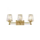 Luminaire de vanité Savoy House Essentials 8-6001-3-322 Garnet 3 Lumières 180W Laiton chaud