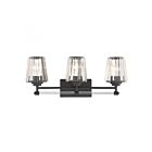 Luminaire de vanité Savoy House Essentials 8-6001-3-BK Garnet 3 Lumières 180W Noir mat
