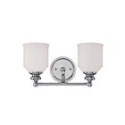 Luminaire de vanité Savoy House Essentials 8-6836-2-11 Melrose 2 Lumières 120W Chrome poli