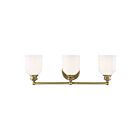 Luminaire de vanité Savoy House Essentials 8-6836-3-322 Melrose 3 Lumières 180W Laiton chaud