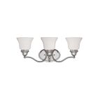 Luminaire de vanité Savoy House Essentials 8-6837-3-69 Yates 3 Lumières 180W Étain