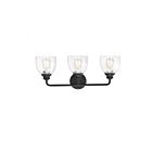 Luminaire de vanité Savoy House Essentials 8-7205-3-BK Vale 3 Lumières 180W Noir mat