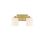 Luminaire de vanité Savoy House Essentials 8-7710-2-322 Whitney 2 Lumières 120W Laiton chaud