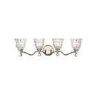 Luminaire de vanité Savoy House 8-880-4-109 Birone 4 Lumières 240W Nickel poli