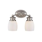 Luminaire de vanité Savoy House Essentials 8-9127-2-SN Elise 2 Lumières 120W Nickel satiné