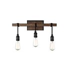 Luminaire de vanité Savoy House 8-993-3-41 Burgess 3 Lumières 180W Durango